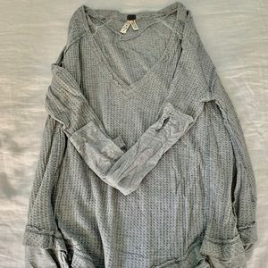 Free People Gray Tunic